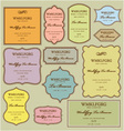 Vintage frames vector image