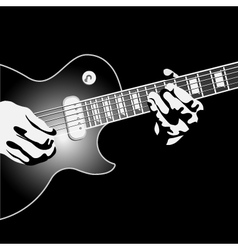 Guitar player vector image