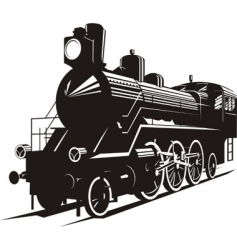 Steam engine vector image
