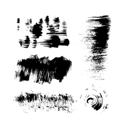 Hand-drawing texture stiff brush strokes vector image