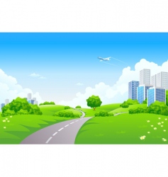 Cityscape vector image