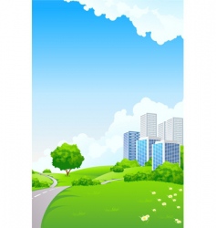 Cityscape vector image