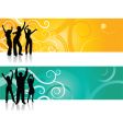 People dancing vector image