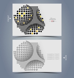 Elegant business card design template Elegant business card design template vector image