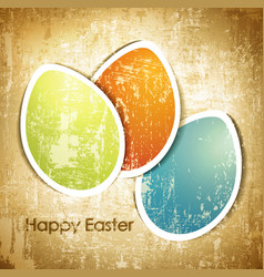 Vintage Easter vector image
