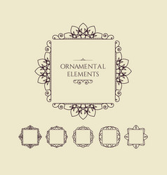 Decorative frames Decorative frames vector image