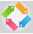Infographic template business vector image