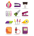 Office school and education bookstore tools Office school and education bookstore tools vector image