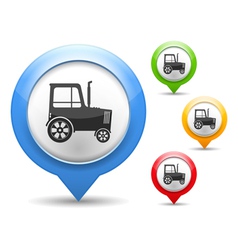 Tractor Icon vector image