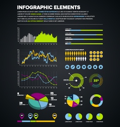 Infographic elements vector image