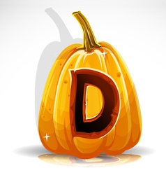 Halloween Pumpkin D vector image