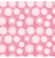 Pink Flowers Seamless Pattern vector image