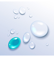 Water drop vector image