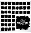 Abstract grunge ink draw shapes vector image