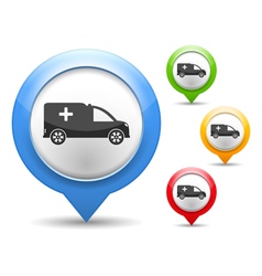 Ambulance Icon vector image