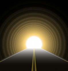 Car tunnel vector image