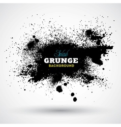 Grunge splash banner vector image