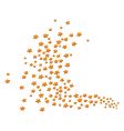 Star burst vector image