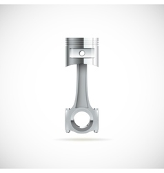 Single engine piston vector image