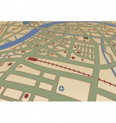 Street map vector image