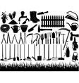 Gardening tools vector image