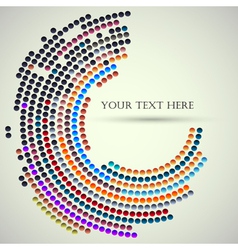 Abstract mosaic background vector image