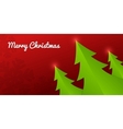Christmas card vector image