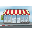 A store vector image