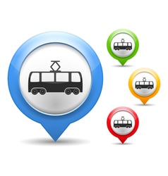 Tram Icon vector image