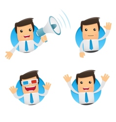 Cartoon manager vector image