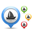 Yacht Icon vector image