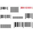 Samples selling barcode vector image