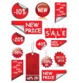 Price tags vector image