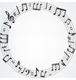 Music notes vector image