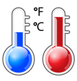 Thermometer vector image