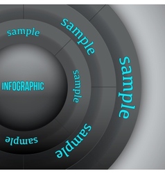 Business Infographics Circle vector image