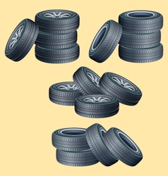 Tires vector image