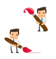 Cartoon manager vector image