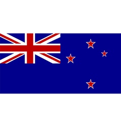 New zealand national flag vector image
