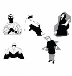 Gangsta vector image