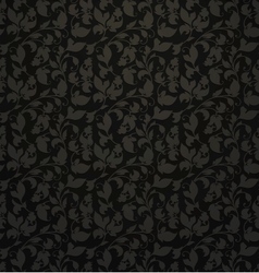 Seamless pattern black vector image
