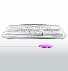 Modern keyboard vector image