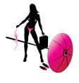 Girl in bikini vector image