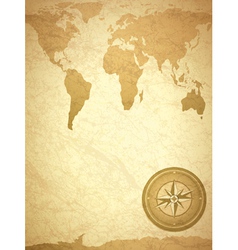 Vintage grunge Travel Background vector image