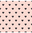 Hearts seamless pattern background vector image