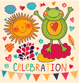 Frogs Party vector image