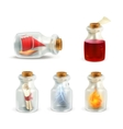 Set of jars vector image
