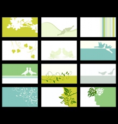 Business card vector image