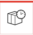 Parcel delivery service Parcel delivery service vector image