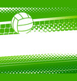 Volleyball background vector image